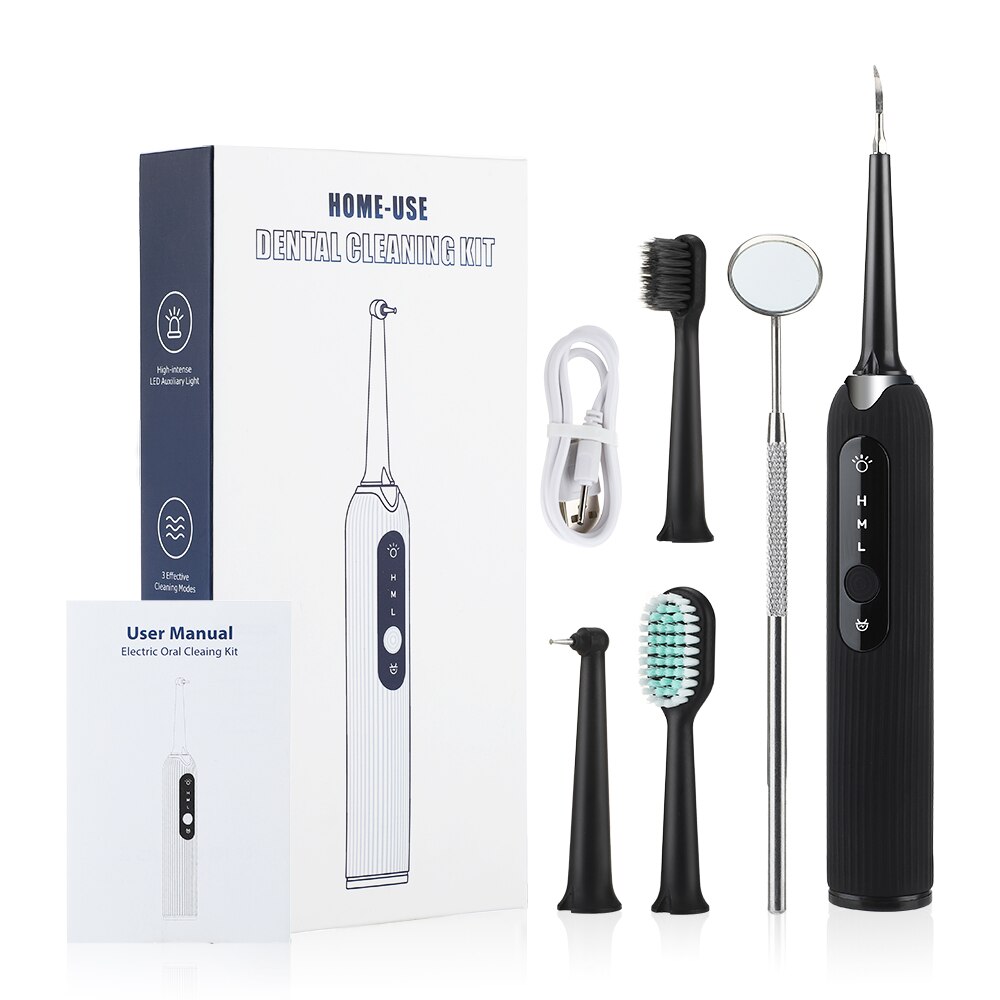 Electric Ultrasonic Vibration Electric Tooth Calculus Remover Sonic Dental Scaler High Frequency Vibration Tooth Stains