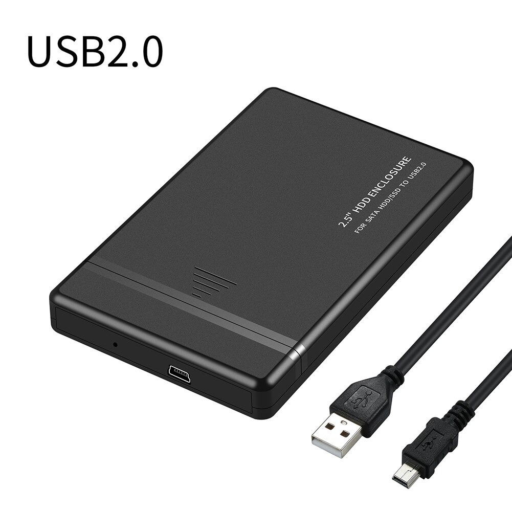 Portable 2.5 inch USB 2.0/3.0/3.1 Type-C Hard Drive Enclosure External HDD Case