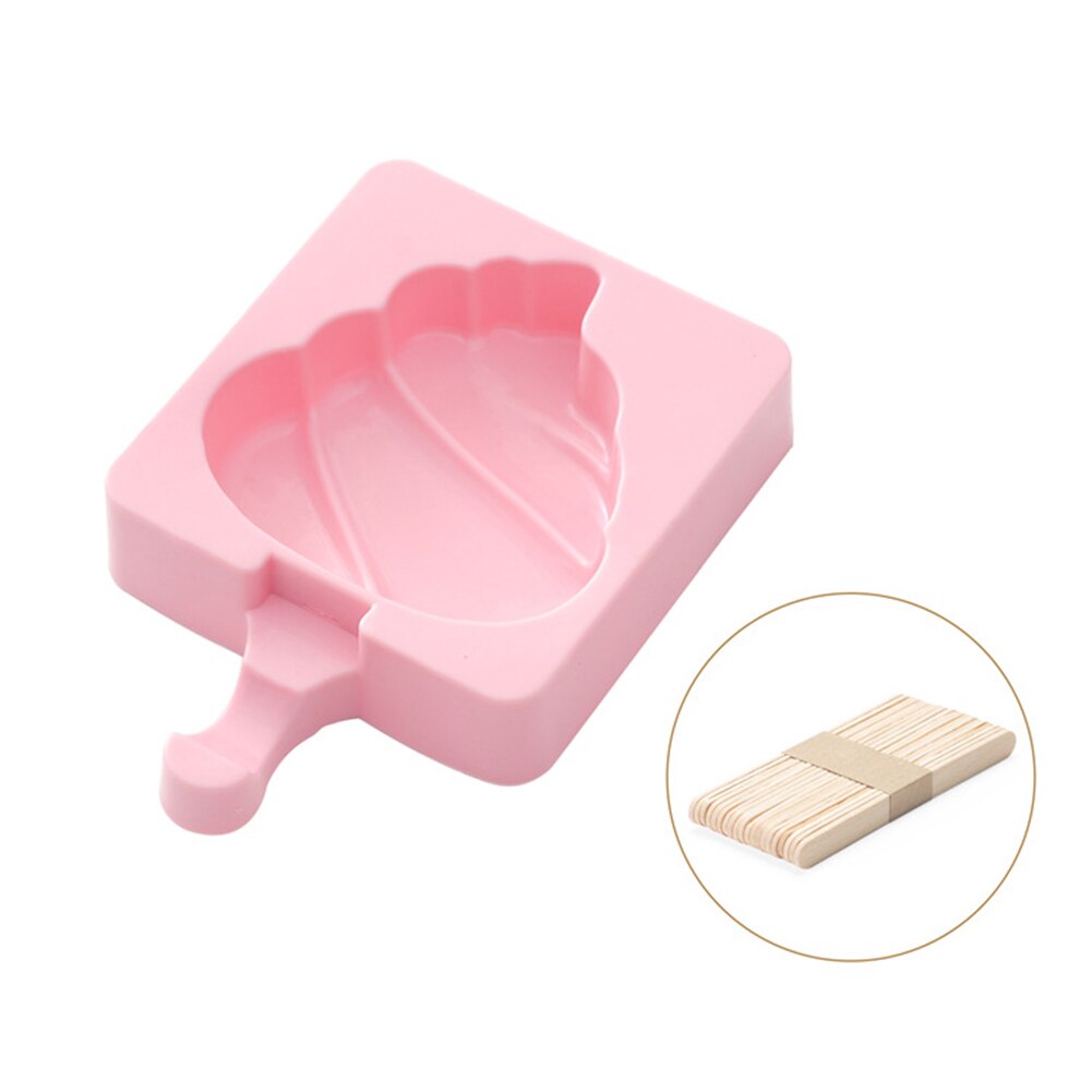 8 Shapes Silicone Ice Cream Mold Popsicle Molds DIY Homemade Dessert Freezer Fruit Juice Ice Pop Maker Mould With Sticks: Torch