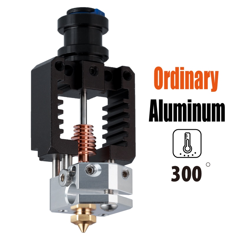 Mellow All Metal NF-Crazy Plus Hotend V6 Nozzle For Ender 3 ENDER 5 Pro CR10 Bmg Extruder 3D Printer Parts: 0.25mm / Set1