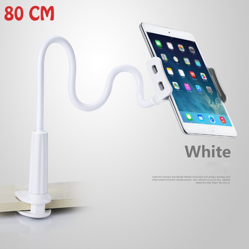 Tablet Del Supporto Del Basamento Per Ipad Air Mini Xiaomi Mipad Huawei Samsung Da 4.0 A 10.6 pollici Universale Long Arm Phone & tablet Del Supporto Del Basamento: White 80CM