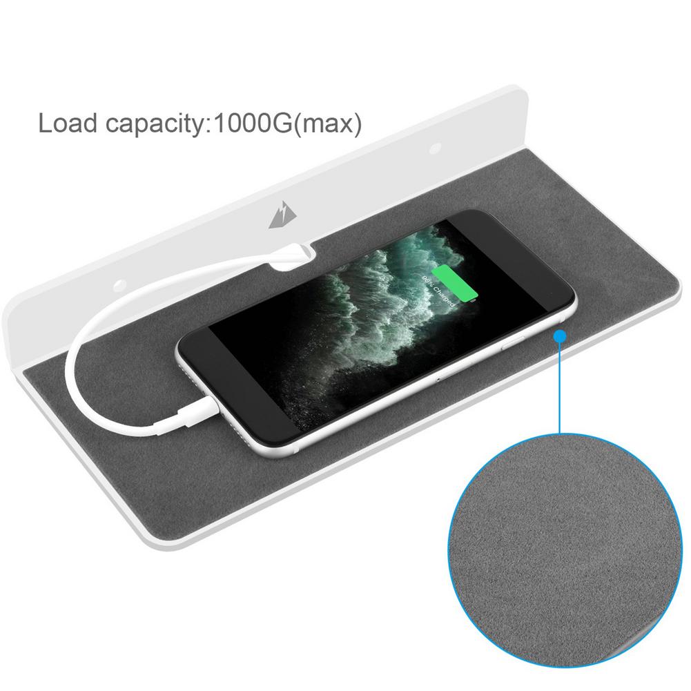 Étagère de rangement murale en acrylique, support de haut-parleurs Bluetooth, support flottant, étagère de rangement pour appareils ménagers