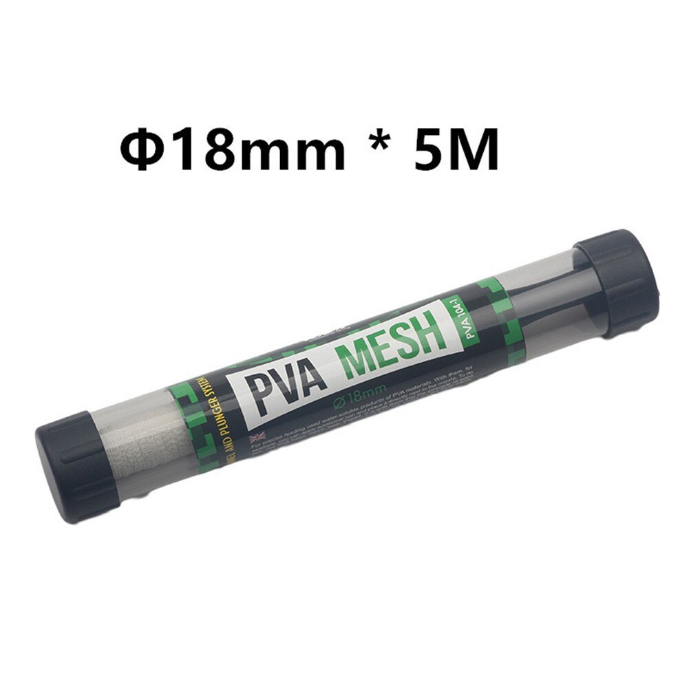 1Pcs 5M Narrow Mesh Tube Net Carp Water Soluble Net Dissolving Fishing Feeder Lure Refill Plunger BarTackle Carp Fish Feeder