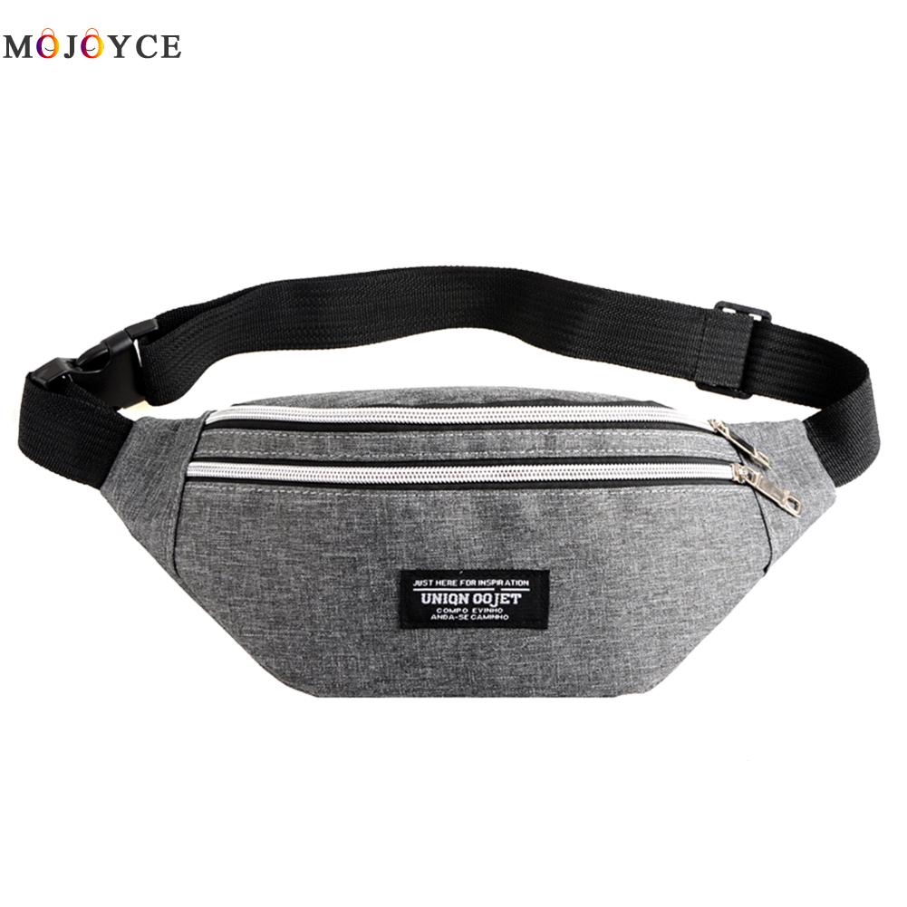 Oxford Tuch fanny Taille Tasche Frauen Männer Brust Beutel Sport Bote Packungen: braun