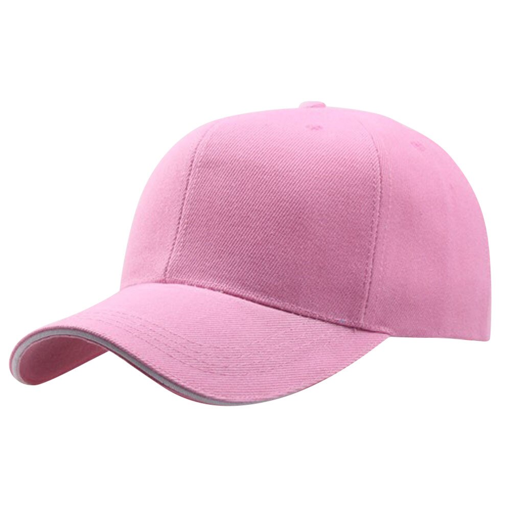 Women Solid Color Baseball Cap Snapback Hat Hip-hop Adjustable Women Men Baseball Caps Outdoor Sport Travel Caps Topee