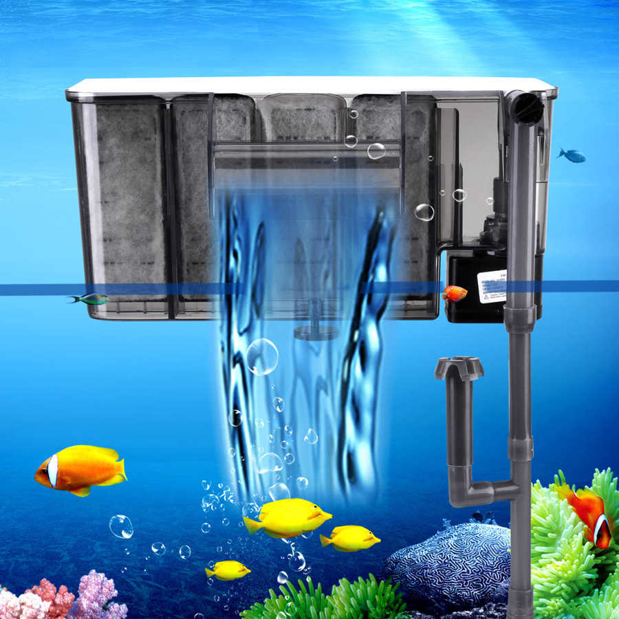 Waterval Filter Aquarium Filter Aquarium Filter Externe Opknoping Aquarium Filter Power Filter Zuurstof Luchtpomp Voor Aquaria