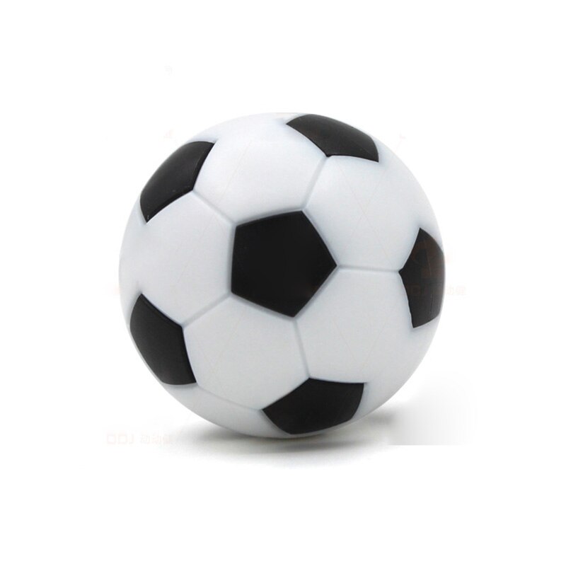 10 stk bordfodbold bordfodbold maskine plast tilbehør 31 32mm harpiks miljøfodbold sort og hvid
