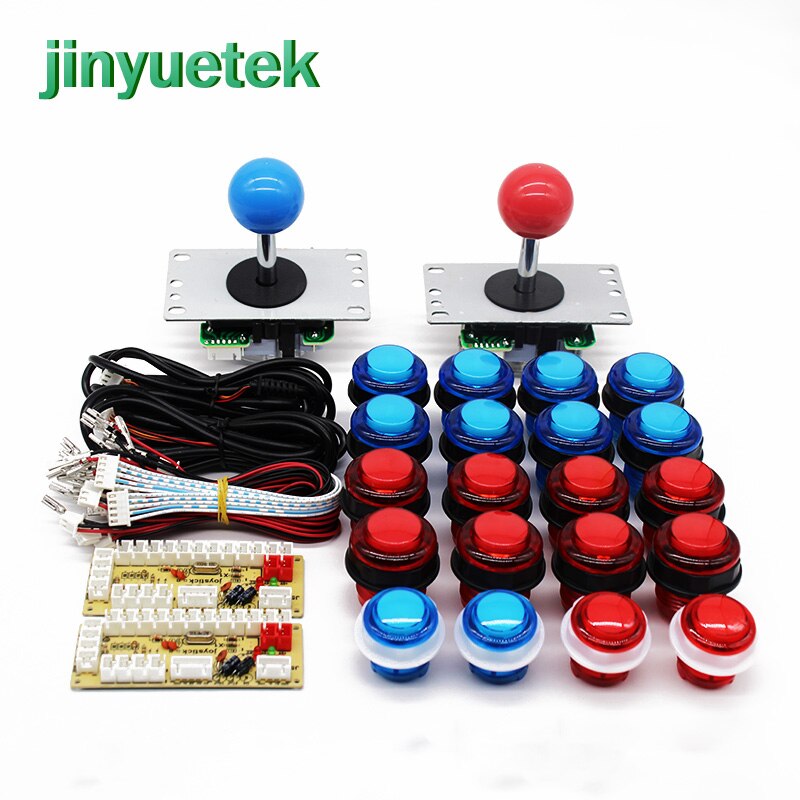 Diy Arcade Game Kit SANWA Arcade Joystick DIY Kit onderdelen PC Raspberry Pi USB Encoder Drukknop voor android
