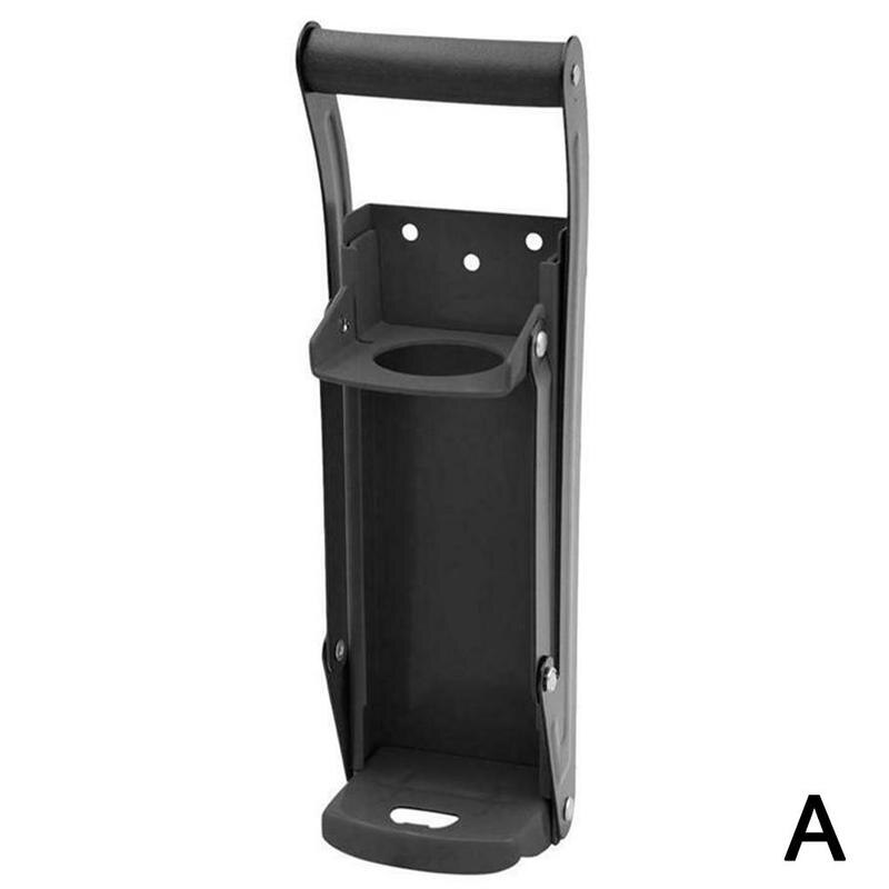 Trituradora de botellas de 500ml/16oz, utensilios de cocina, abrebotellas montado en la pared, trituradora de latas de cerveza con abrebotellas de mano: black