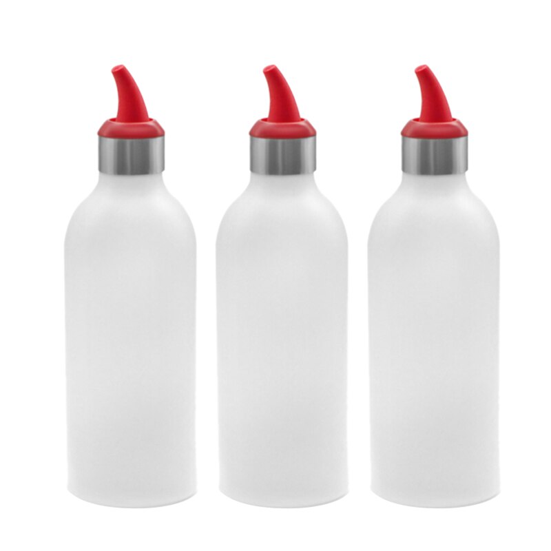 Paquete de 3 botellas para apretar condimentos, botella para apretar mermelada, salsa de Camping de kétchup condimentos, barbacoa, aderezos, jarabe: Default Title