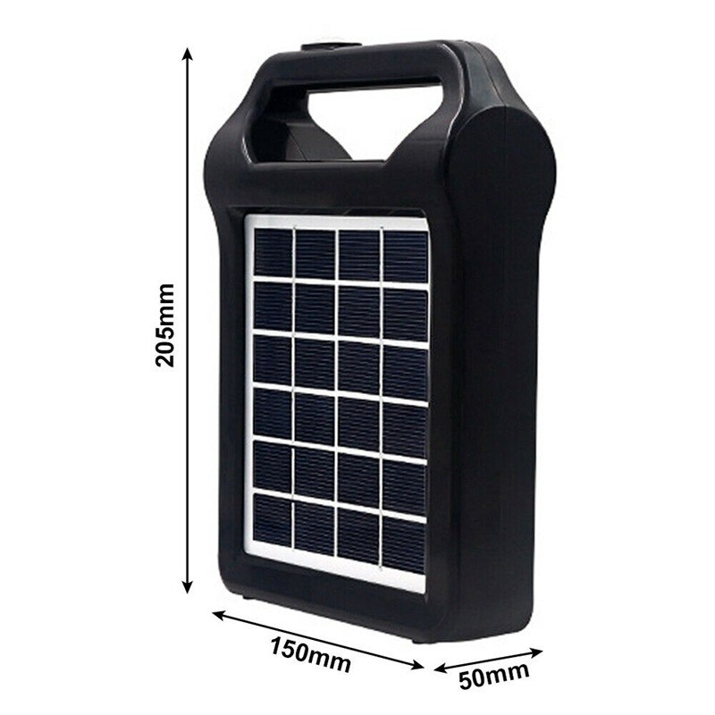 Portable 6V 2W Rechargeable Solar Panel Power Storage Generator System USB Charger Lamp Lighting Home Solar Energy System Kit