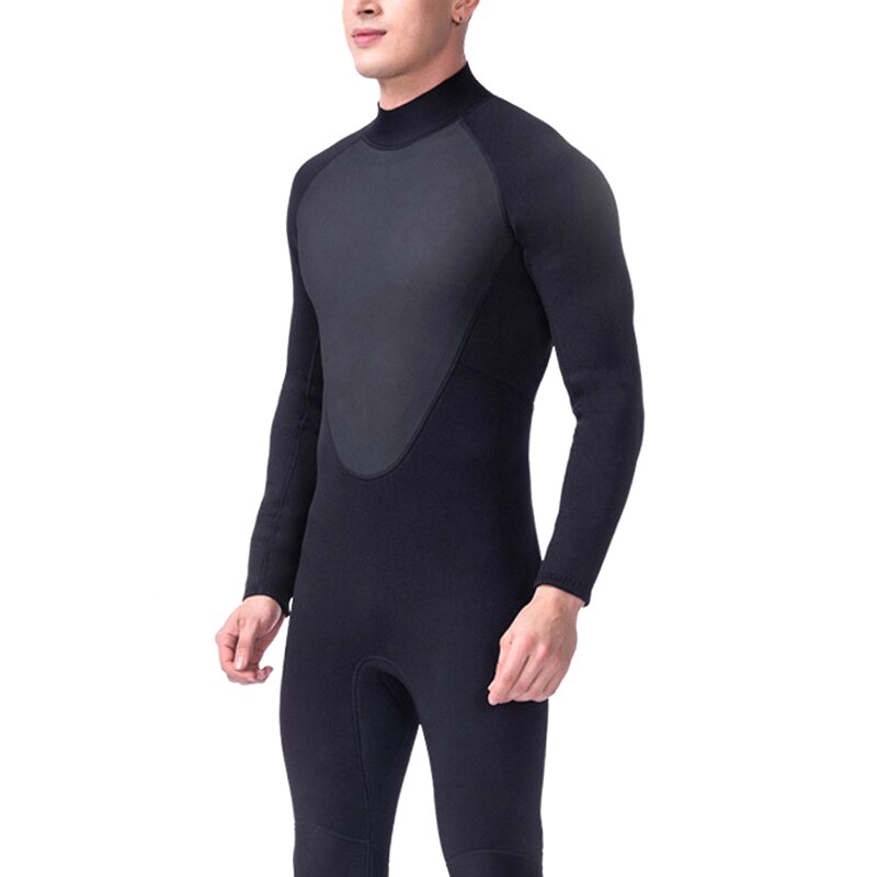 Men Full Bodysuit Wetsuit 3mm Diving Suit Stretchy Swimming Surfing Snorkeling EIG88