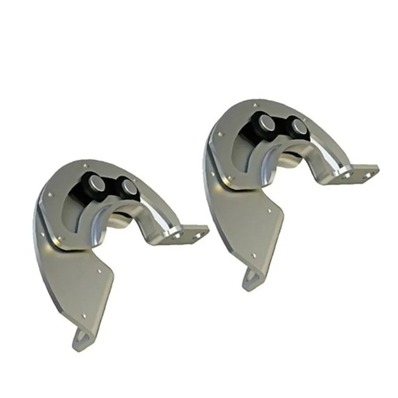 Bisagras deslizantes ocultas CL119, bisagra de límite de 90 grados, acero al carbono R6, bisagra de puerta de gabinete de equipo Industrial, 2 uds.
