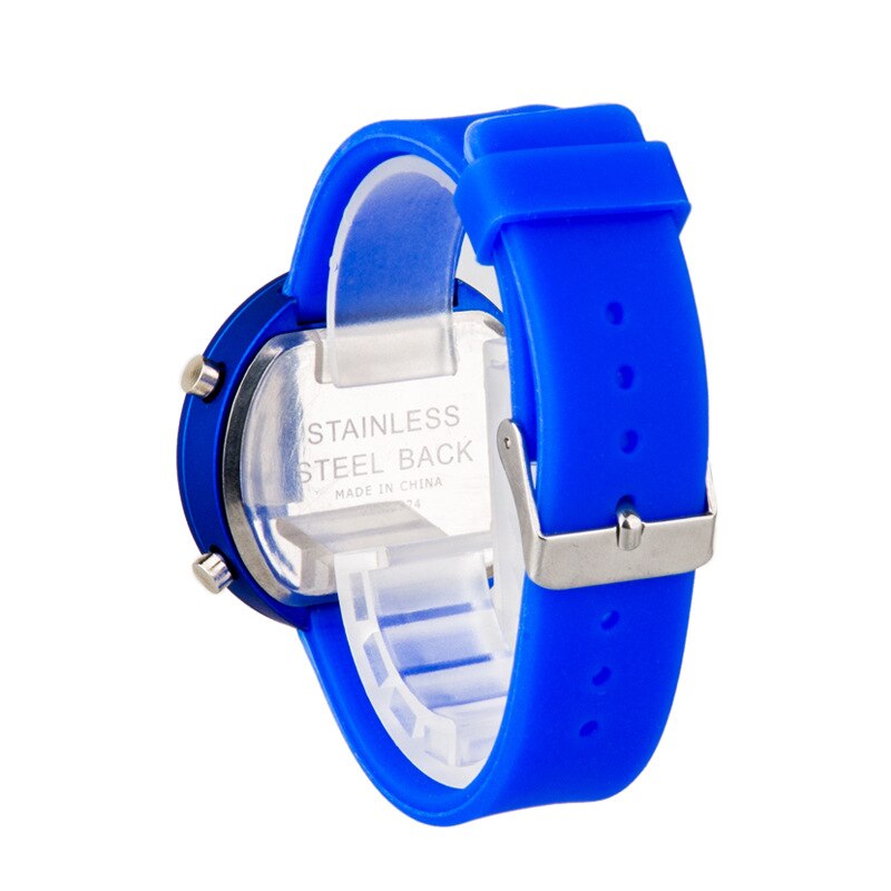 ¡Novedad de ! Reloj Digital LED electrónico Unisex con estilo para hombres y mujeres, reloj redondo rosa oro plata, zegarek damski