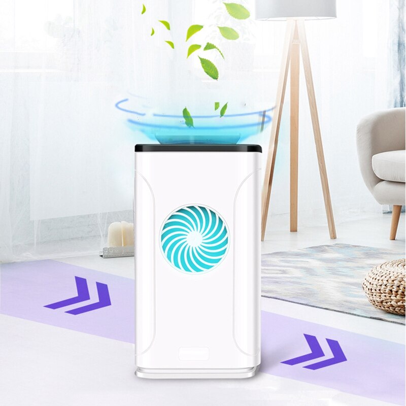 Ozone Generator Portable Mini Ozone Generator + Negative Ion Generator Air Cleaner for Odors Eliminating Air Purifier EU Plug