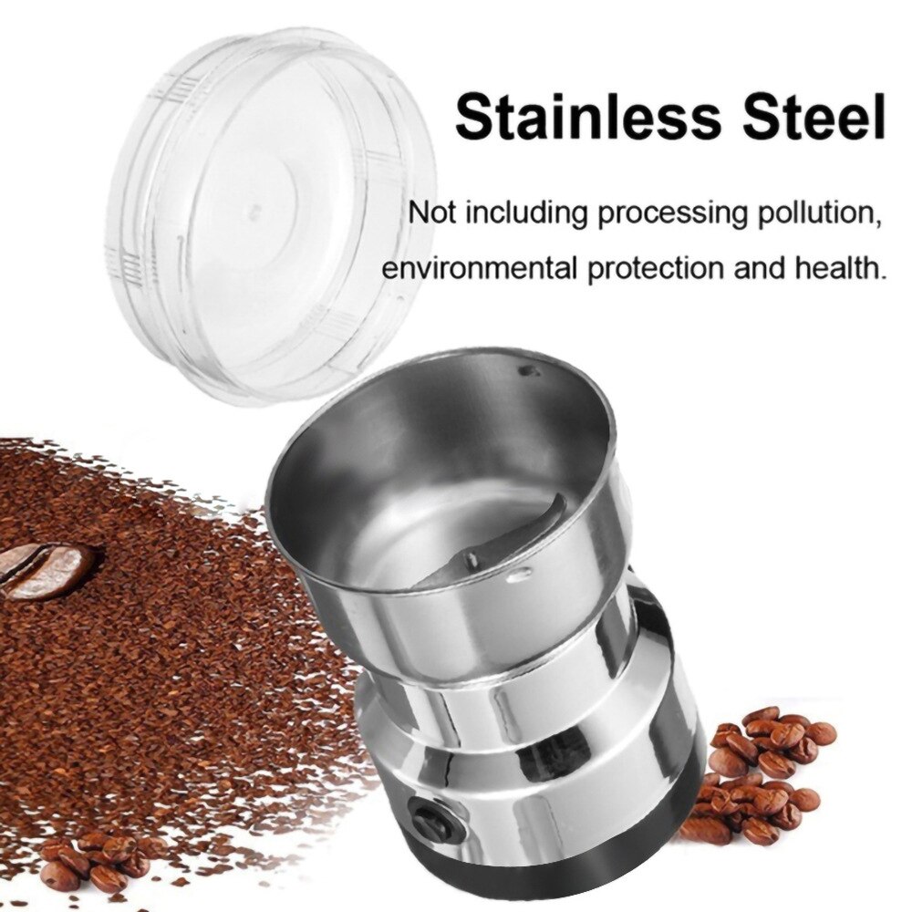 Multifunction Smash Machine Electric Mill Spice Pulverizer Grinding Machine Tool Stainless Steel Electric Coffee Bean Grinder