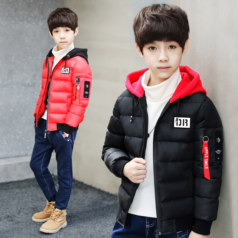 Jongens Winter Jassen Warme Jas Kinderkleding Snowsuit Bovenkleding & Jassen Kinderkleding Baby Capuchon Baby Parka