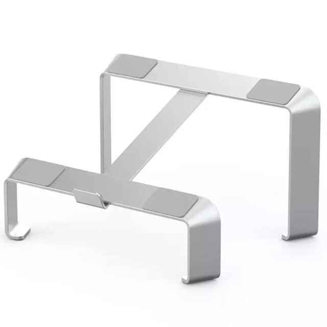 Aluminiums Bærbar Stativ - Justerbar Højde - Kompatibel med MacBook, ASUS, HP, Lenovo 5-15,6" Rose Guld