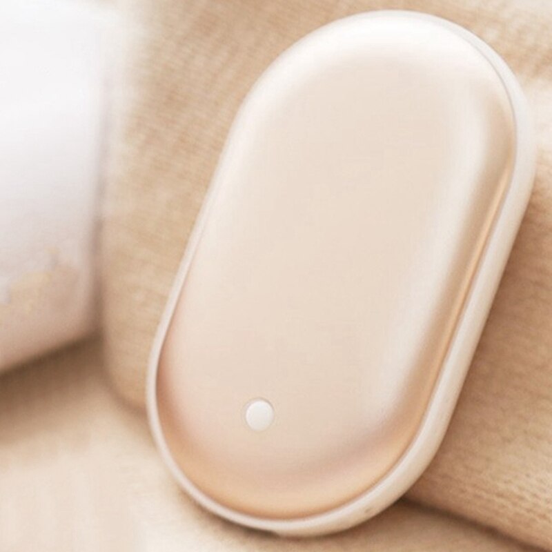 2 in 1 Cute USB Rechargeable Hand Warmer and 5200Ma Power Bank Mini Portable Travel Handy Long-Life Hand Warmer