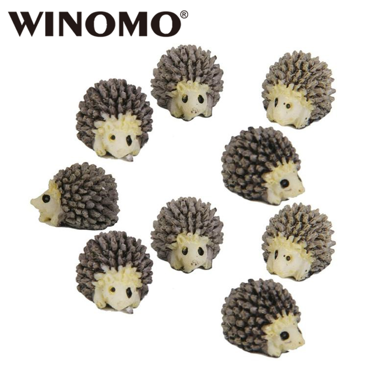 Winomo 10Pcs Miniatuur Egel Landschap Tuin Decoratie Ornamenten