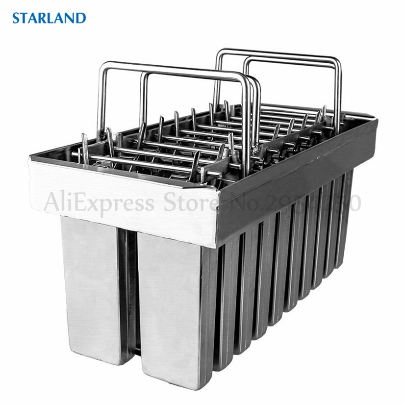 Stainless Steel Commercial DIY Popsicle Molds 20 Cells Ice Pop Mold Maker Accesorios Kitchen Ice Cream Bar Moulds 6 Options