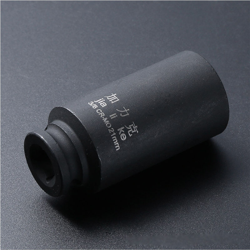 Verktyg slaghylsa set 3/8 " hex pneumatiska elektriska skiftnycklar adapter drivning 6mm-24mm cr-mo metrisk hylsa adapter för slagborr