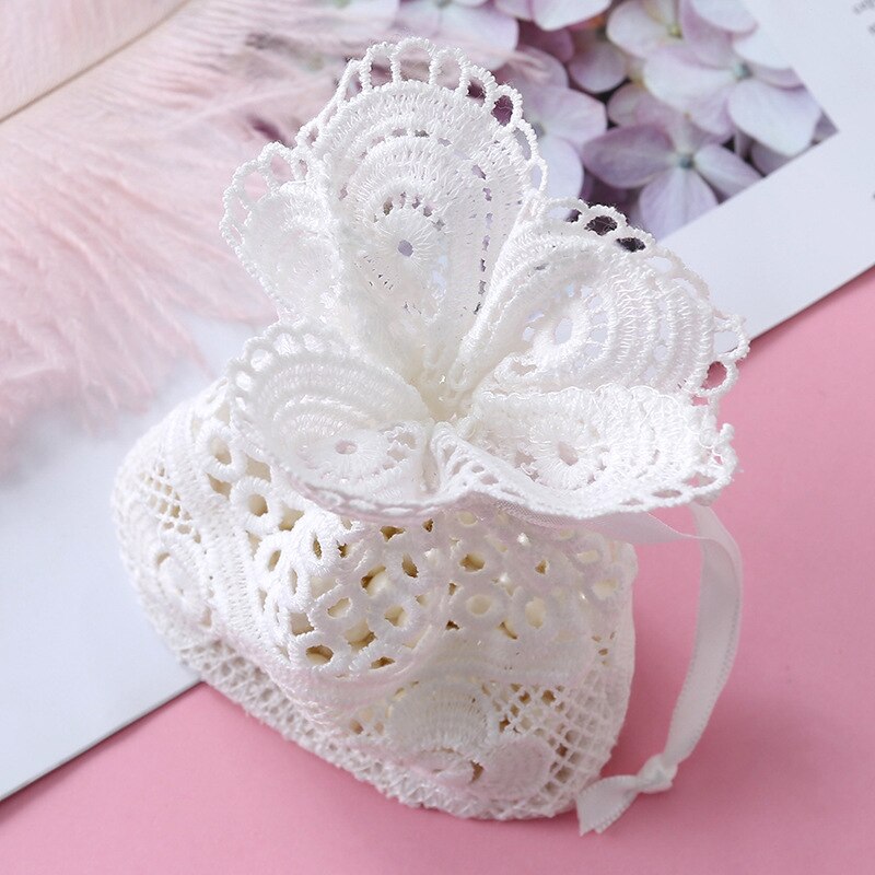 Bolsa de presente para joias 1pc 10x14cm, bolsa branca para cílios, bolso para doces e casamentos bolso para joias bolsa de presente do bico