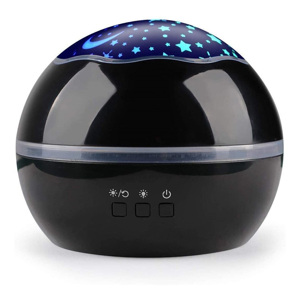 Ster Maan Ocean World Roterende Projector Nachtlampje Led Sterrenhemel Bal Projectie Lamp Voor Baby Slapen Kid Slaapkamer