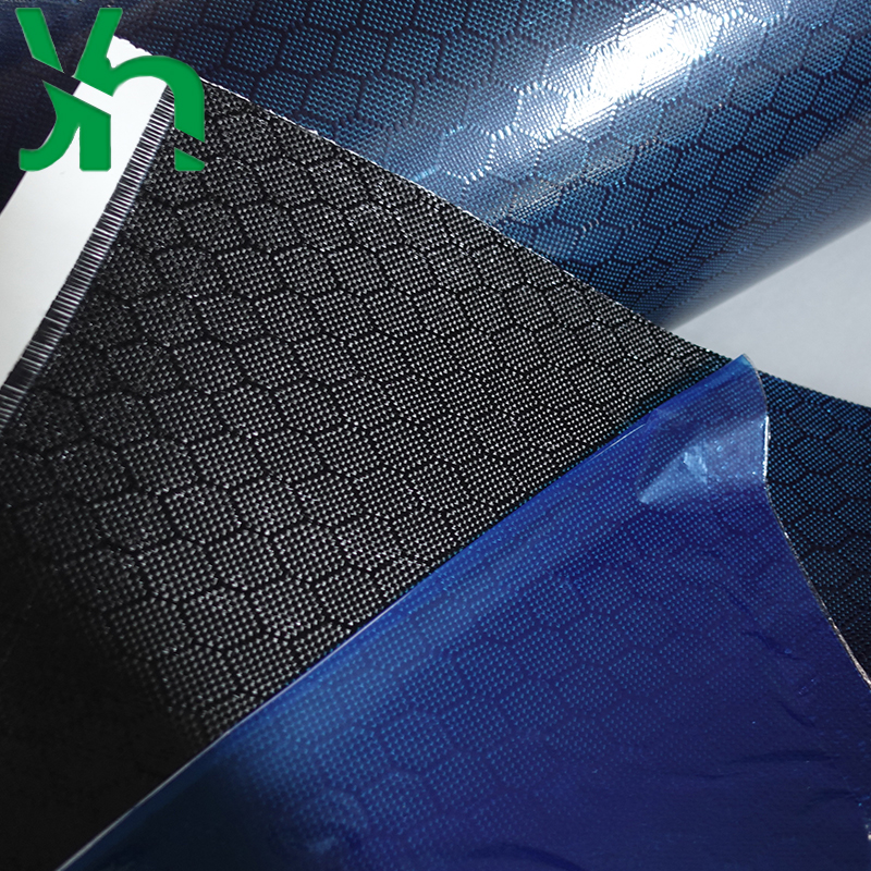 3k jacquardkolfiberprepreg  - 3d texturerade gradfria ark för modifiering och inplastning av bilhuv