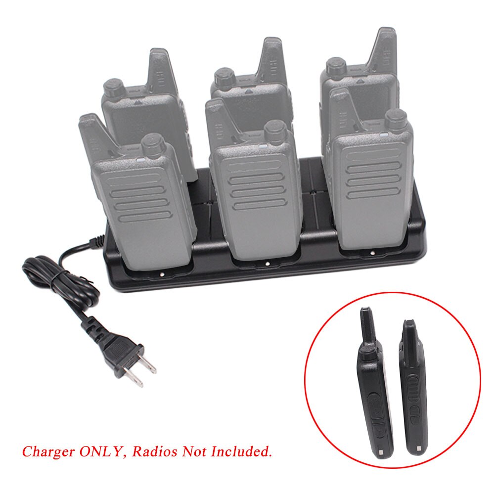 Wln KD-C1 6 In 1 Lader Walkie Talkie Unit Opladen KD-C1 Plus Zes Manier Oplader Voor Wln KD-C1Plus KD-C2
