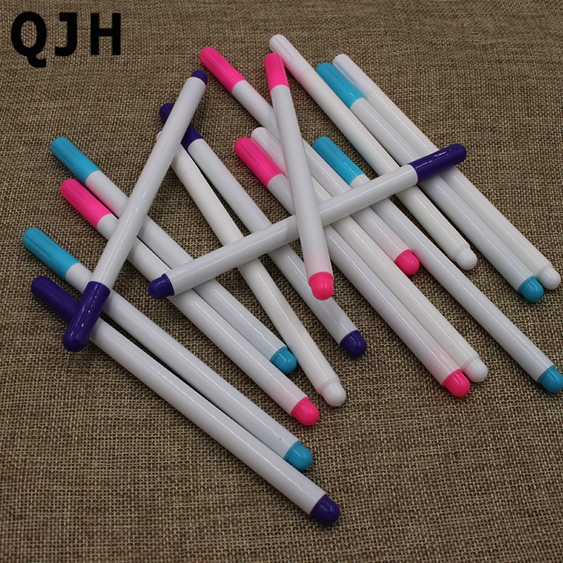 4 pçs marcadores de ponto solúvel ponto cruz água canetas apagáveis ilhó tinta tecido marcação canetas diy bordado ferramentas costura