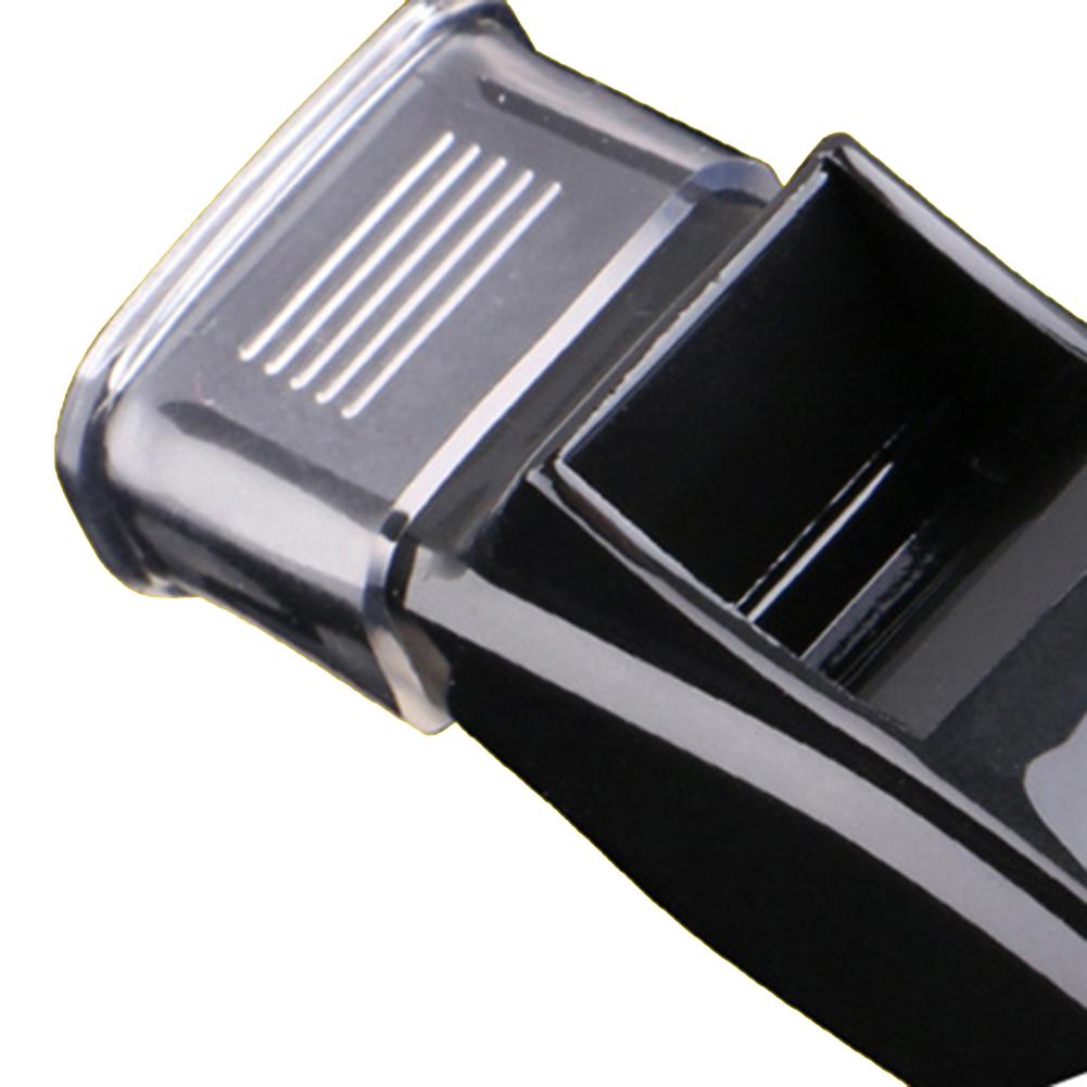 1PCS Outdoor Sports Basketball Football Training Match Referee Whistle 130 Decibels High Frequency Dolphin Whistle Black