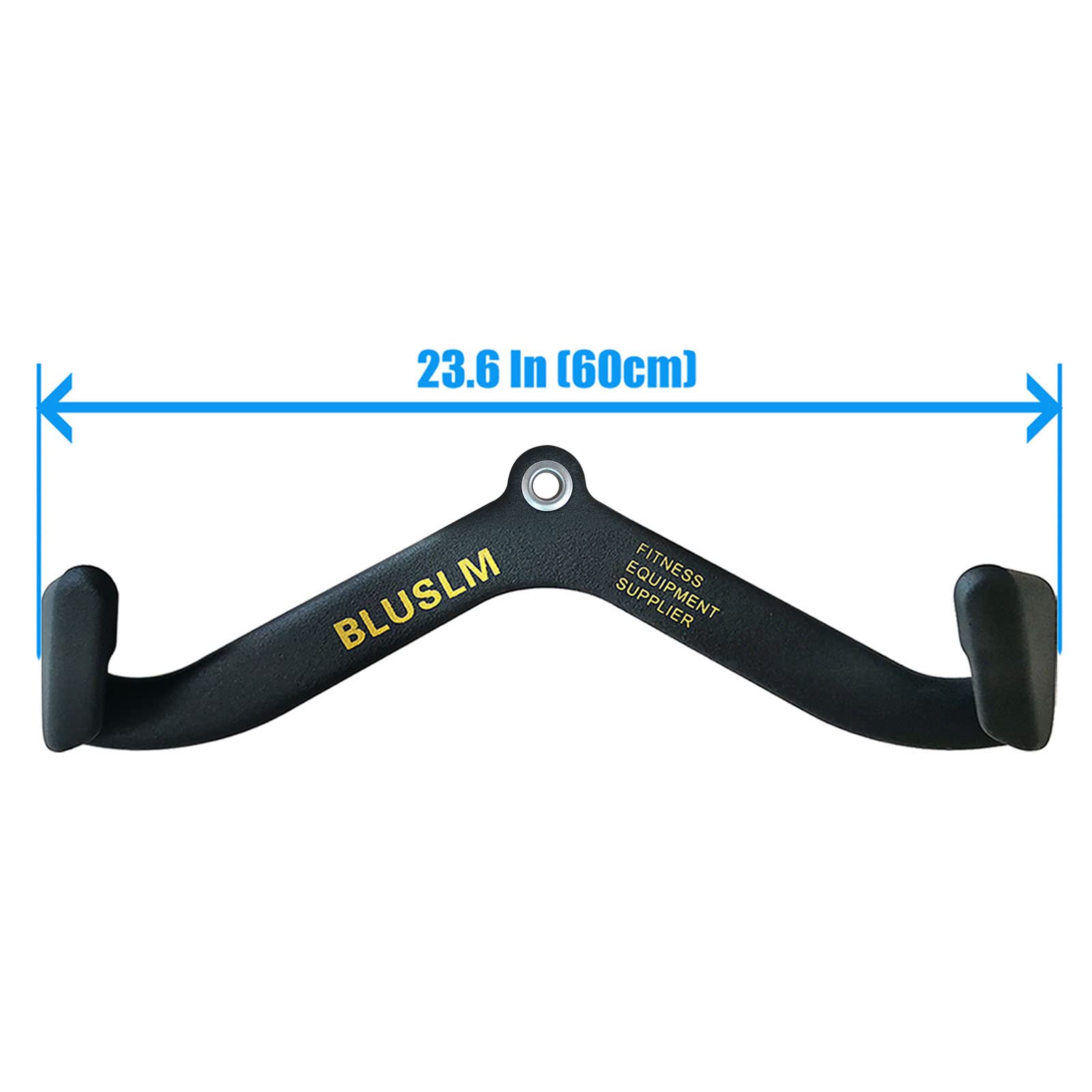 Gym Fitness Grip Home Workout Pull Back Handles For Lat Machine With Mid Row Seated Row Machine V-Grip Back Muscle Exercise Bars: Gold