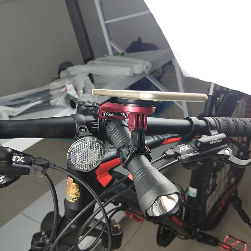 Cykelfäste frammonteringshållare för telefon, garmin, bryton, cateye, igpsport cykel gps dator, strålkastare, kamera gopro hero