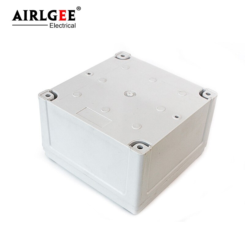 ABS plastic 125 * 125 * 75mm Waterproof junction box IP67 DIY outdoor Electrical Distribution box