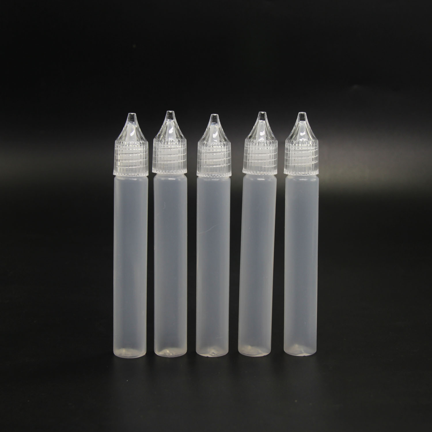 10/15/30/50 ml Plastic Druppelflesje Vloeibare Fles Lege Lange Slanke Fles Pen Vorm fles Voor Inkt Olie Pigment Container: Licht Groen