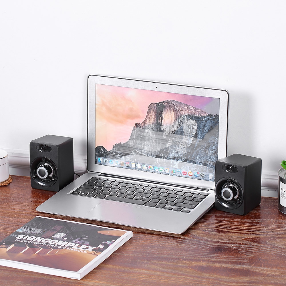 SADA V-118 USB Verdrahtete Lautsprecher LED Computer Lautsprecher Bass Stereo Musik Player Subwoofer Sound Box für Laptop Desktop PC Smart telefon