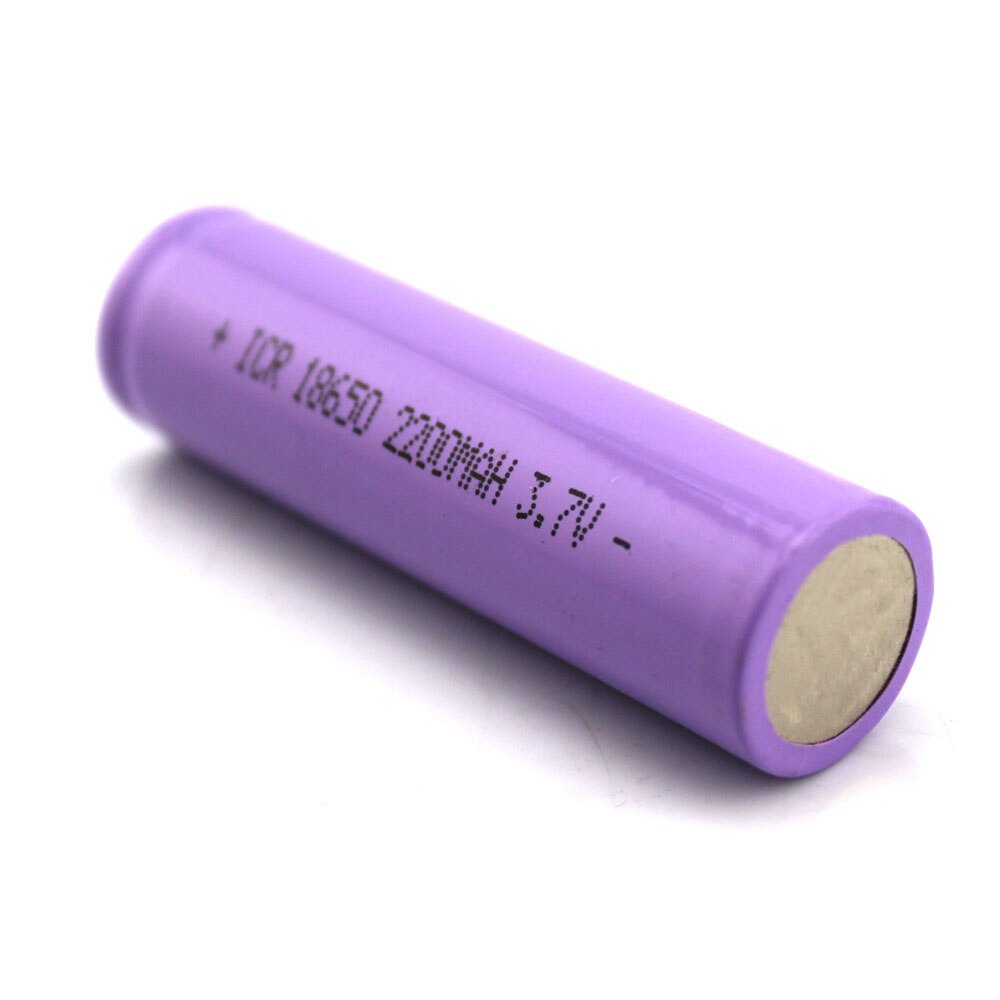 18650 Lithium Batterij (Platte Kop) 3.7V2200ma Voldoende Hoge Capaciteit Sterk Licht Zaklamp