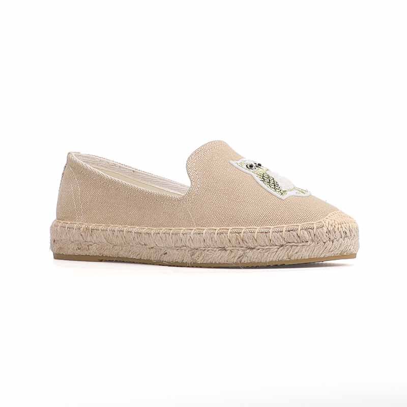 Vrouwen Platte Zapatillas Mujer Sapatos Platform Espadrilles Lady Casual Rubber Zool Schoenen Dagen Vlas Stro Dikke Zolen