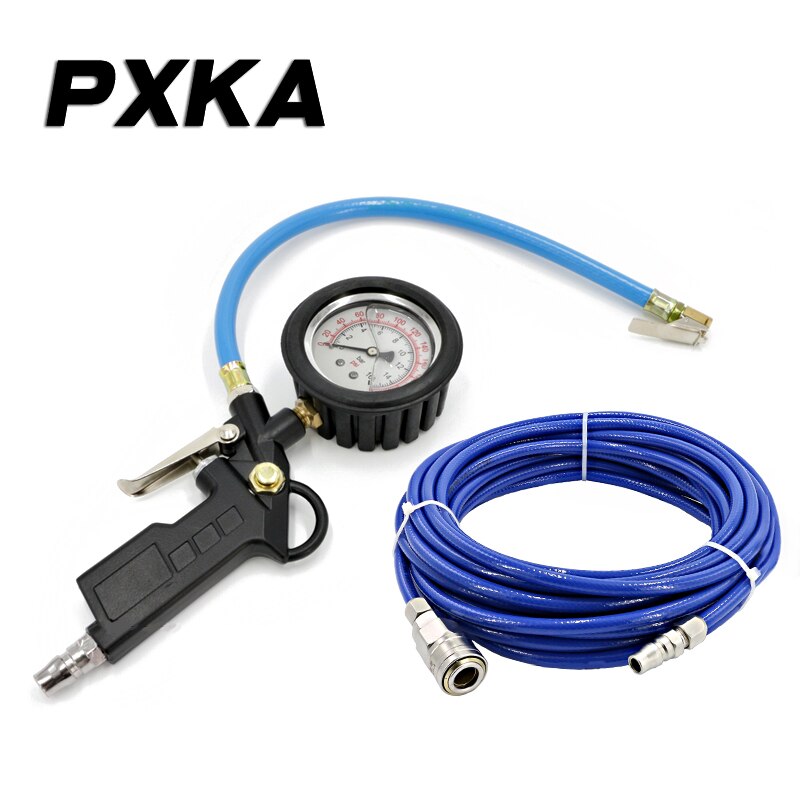Automobile inflating nozzle inflating gun head tire tool inflating nozzle joint pressure gauge monitor