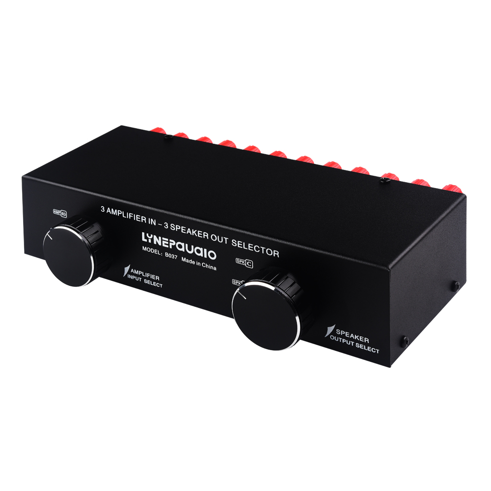 3 Input 3 Output power amplifier and speakers speaker speaker switch splitter 300W, without losing sound