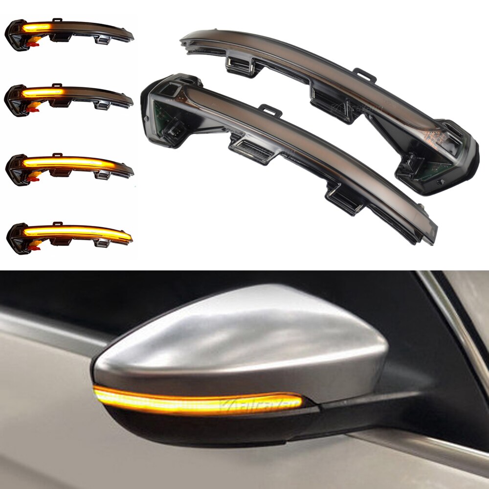 Dynamische Blinker LED Blinker Licht Für VW Passat B8 Variante Arteon Seite Spiegel Anzeige Sequentielle