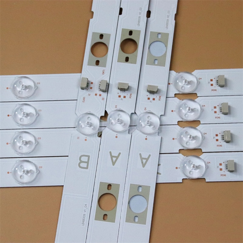 Barres de rétroéclairage LED pour SONY KDL-48W655D KDL-48WD650, LB48009 V0_03 04, Kit Matrix, lampes, bandes de lentilles
