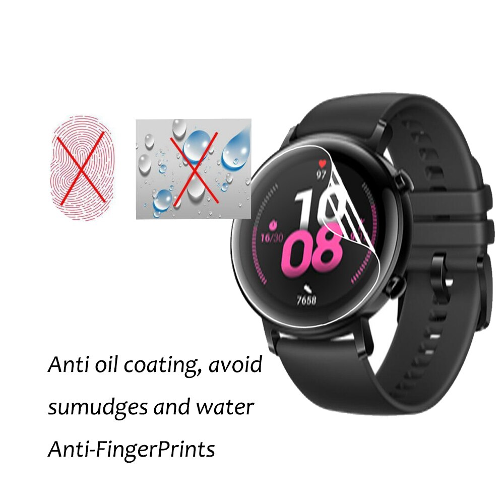 3 stk til huawei honor watch magic  gt 2 gt2 42mm 46mm pro smartwatch tpu film fuld dækning blød lcd skærmbeskytter ikke glas