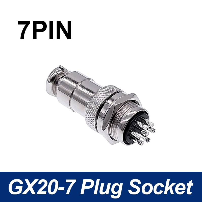 Gx20 aviation pyöreä liitin pistoke ja pistorasia 2 pin 4 pin 5 pin 8 pin 10 pin 12 pin 14 pin 15 pin kaapeliliittimet: 7 -nastainen