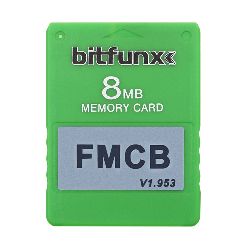 Memory Card Game Consolas Accessoires Fmcb Mcboot Gratis Mc Boot V1.953 Card Game Memory Card Voor Playstation 2: Green 8MB
