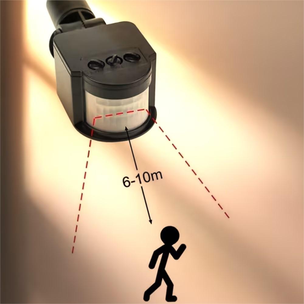 12V Bewegung Sensor 220V/110V PIR Bewegung Detektor Automatische Infrarot Zauberstab Halterung Timer draussen 24V LED Bewegung Sensor Licht Schalter