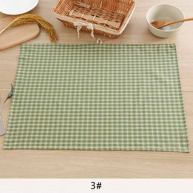 Mcao kafe serviett bomull vanlig bord restaurant skotsk stil serviett husholdning kjøkken dekorasjon tilbehør 60*45 cm h29: 3