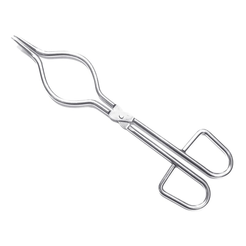 Pince à creuset en acier inoxydable, outil de professionnelle, outil de moulage de raffinage des métaux pour laboratoire et industrie: Default Title