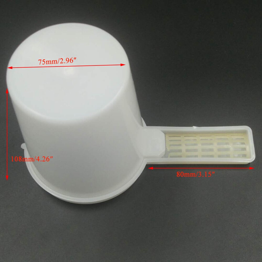 Alimentador de apicultura de abelha, sistema de alimentação para abelha, plástico, 600ml, capacidade de rega, tigela, bebedouro, ferramentas de jantar, 1 peça